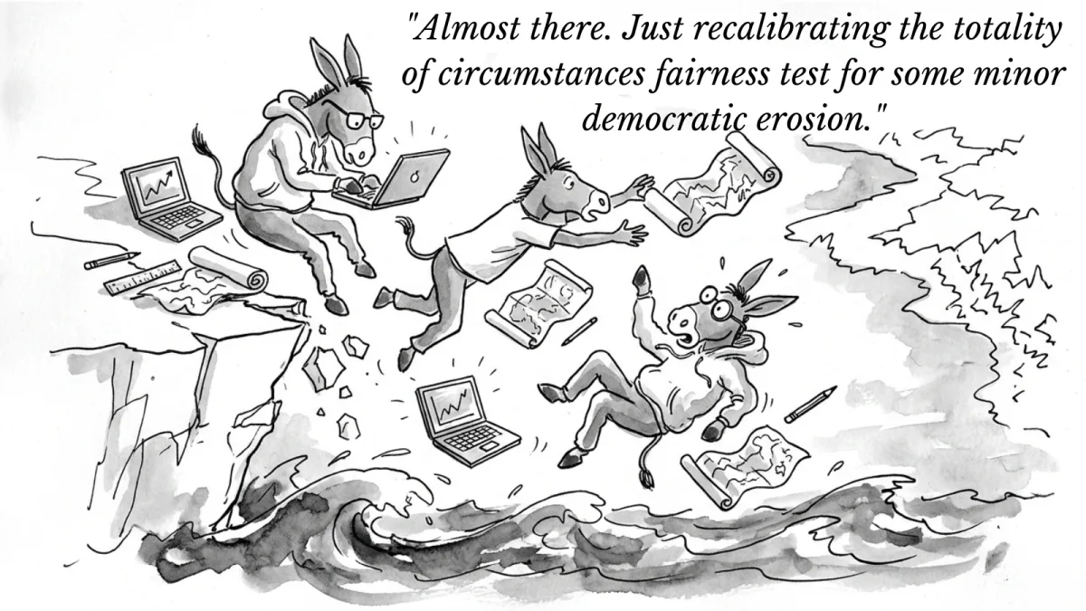 Illustration for Why you can't just ban gerrymandering
